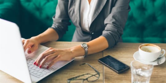 Woman on laptop