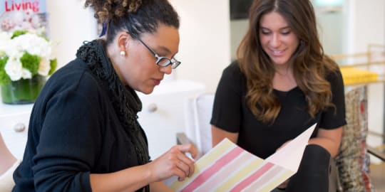 HR manager and employee