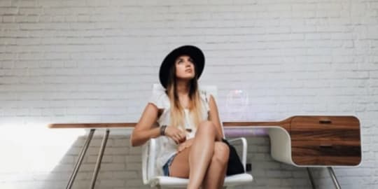 Image of Woman Thinking