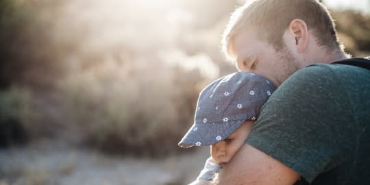 father and child