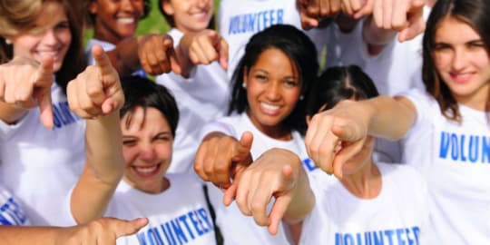 Group of volunteers