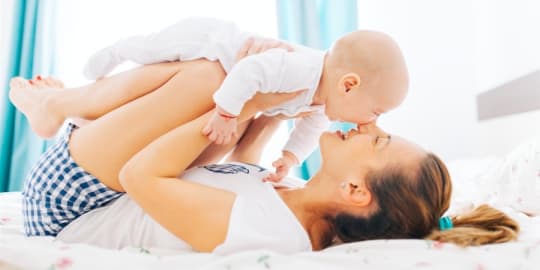 Pregnant woman with belt