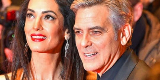 Amal and George Clooney