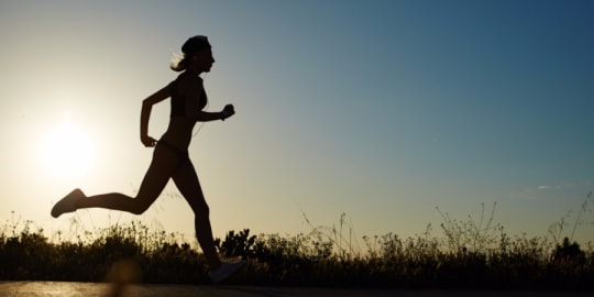 Woman running
