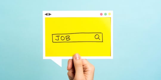 Job search graphic