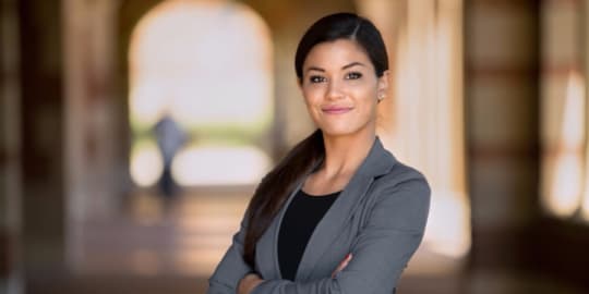 Confident businesswoman