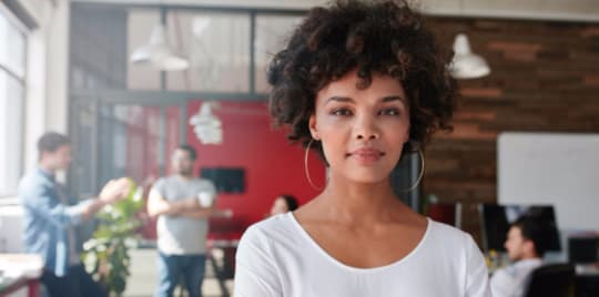 woman thinking about future
