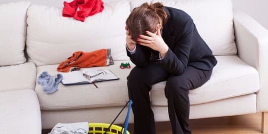 Stressed out working mom