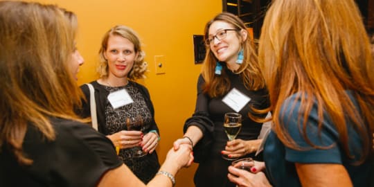 Women networking