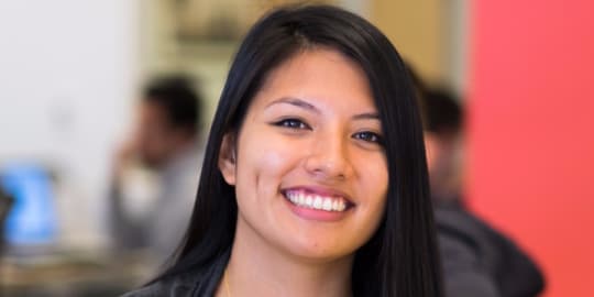 Woman looking at phone