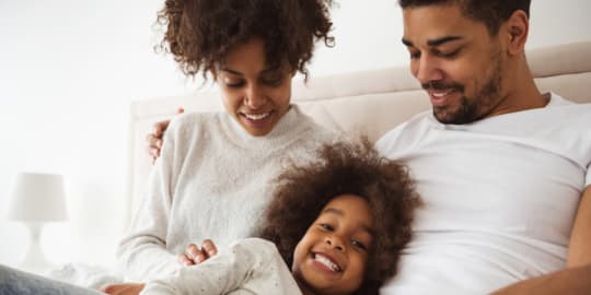 parents with daughter