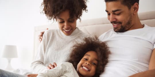 parents with daughter