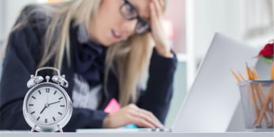 Woman at work