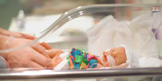 premature baby in hospital