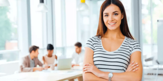 Productive Woman at Work