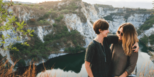 Mother with daughter