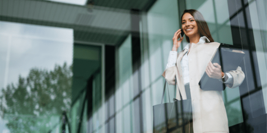 Buisnesswoman on phone