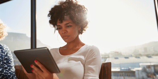 Silhouette of a woman