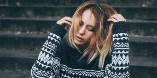 stressed woman