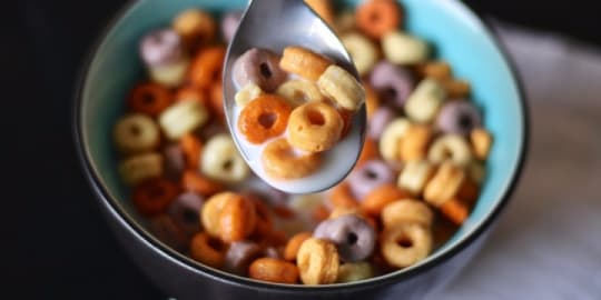 cheerios in the morning