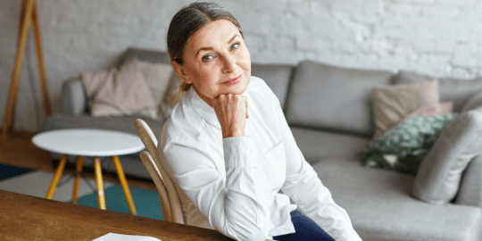 Stressed Woman at Work