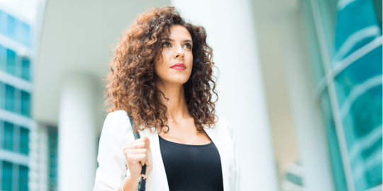 Latina woman at work