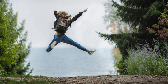 Woman Excited