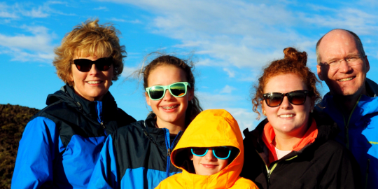 Joan K. Motsinger, Senior Vice President, Business Excellence at Seagate Technology, with her family