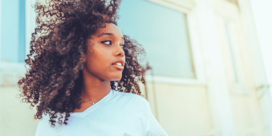 Woman spending time outside