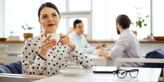 Woman CEO at work