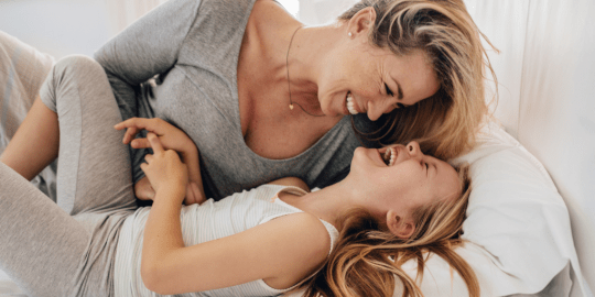 mother and daughter