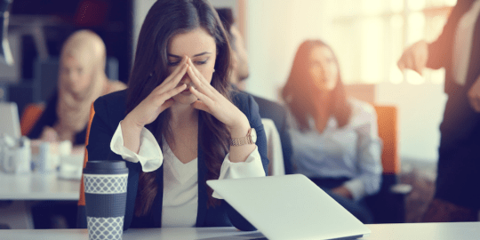 Woman Working Long Hours