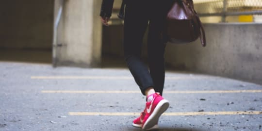 woman walking