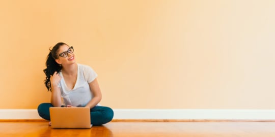 woman on laptop
