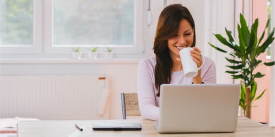 working from home