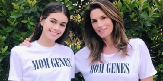 Cindy Crawford and her daughter, Kaia Gerber