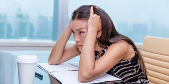 woman in toxic work environment