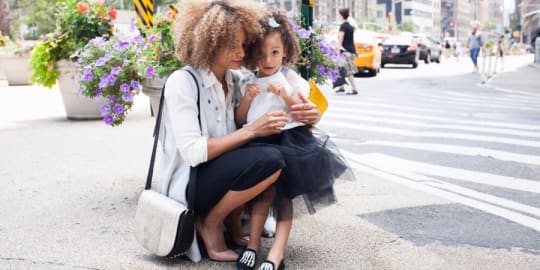 mother and daughter