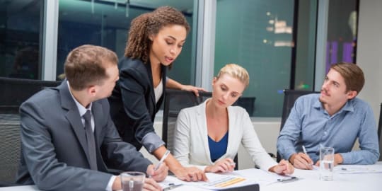 woman leader at work
