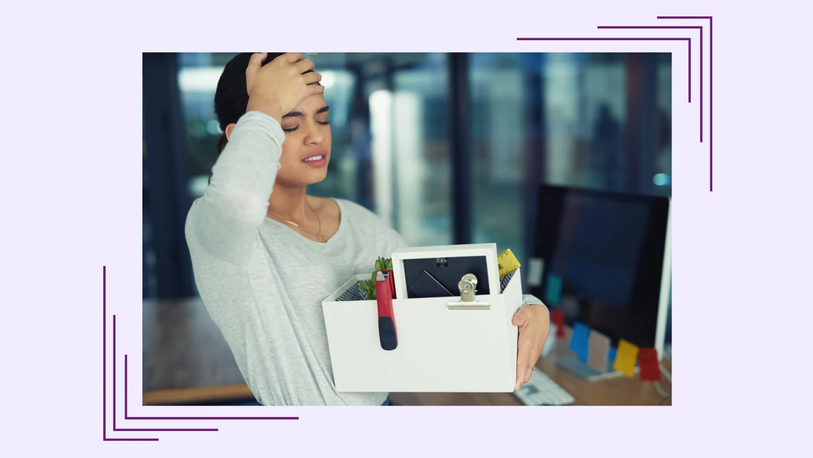 a woman who was laid off