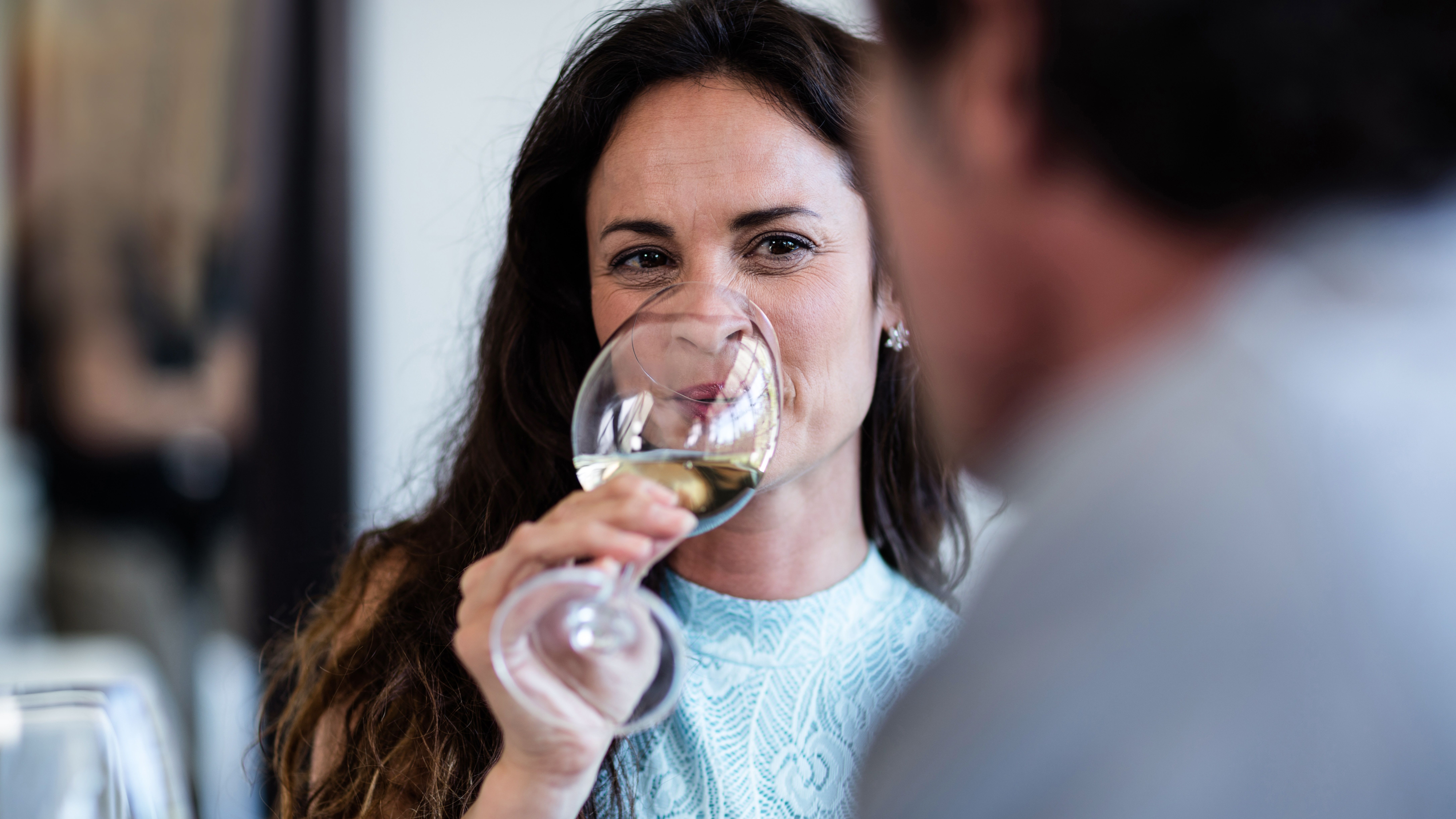 Woman on date