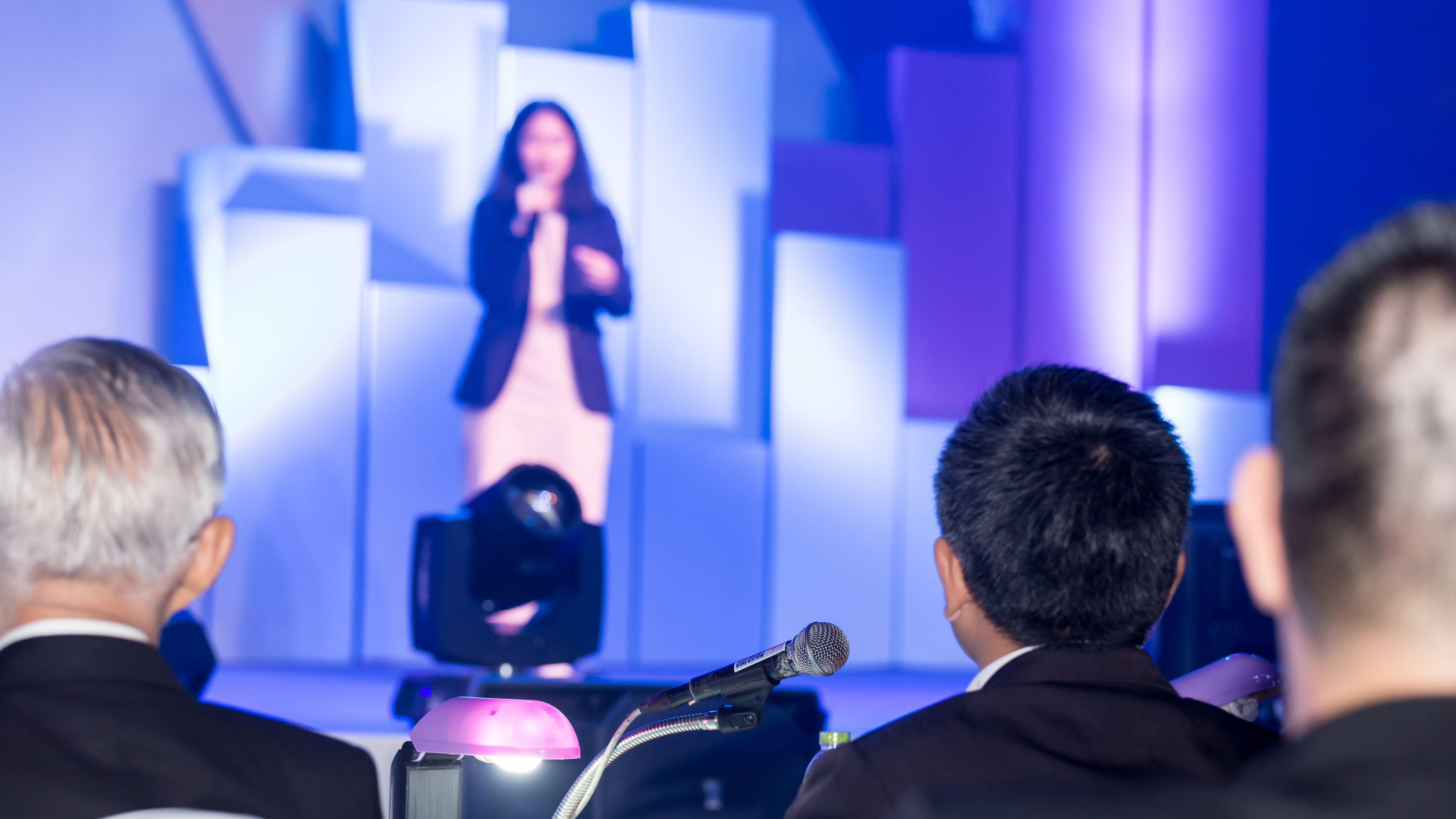 Woman Giving Talk