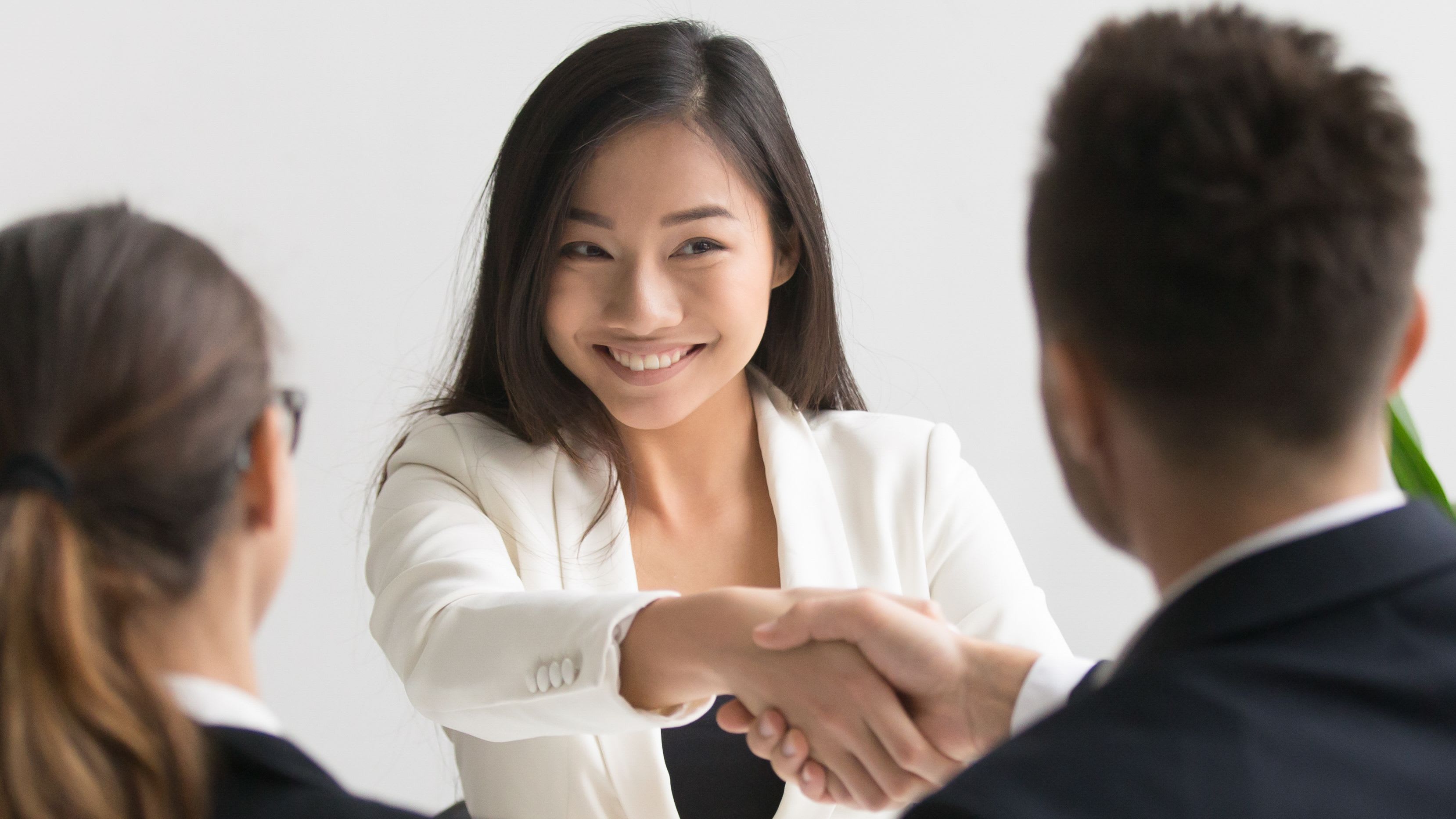 Woman Interviewing