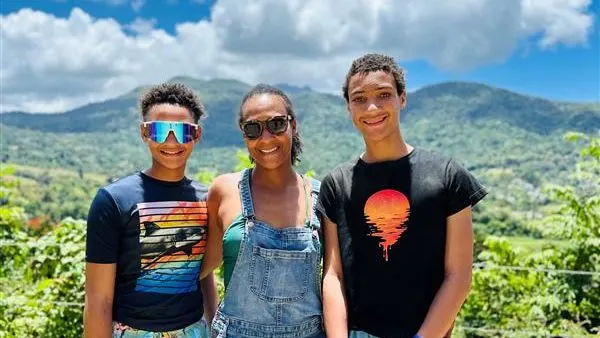 Spring Lacy and her family. Photo courtesy of Prudential Financial.