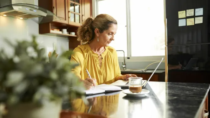 Woman at home