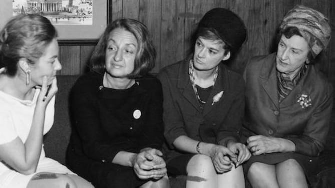 Billington, Betty Friedan, Barbara Ireton,  and Marguerite Rawalt