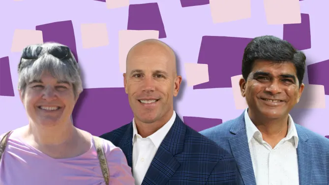 Kathy Moore, Mark Smydra, and Rafiq Somani. Photos courtesy of Ansys.