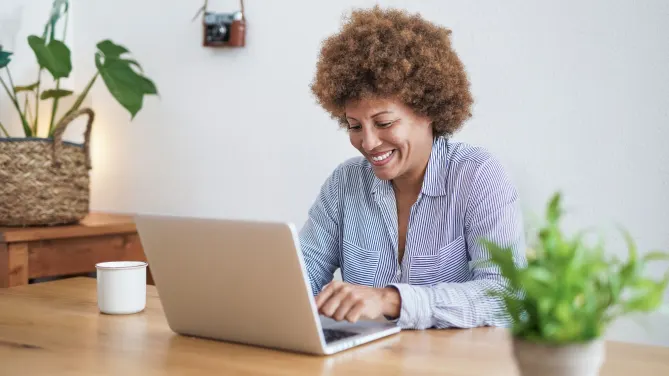 Woman on laptop