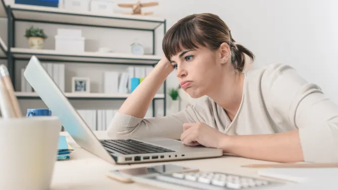 Woman on laptop