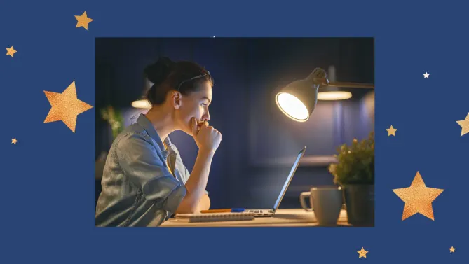 employee working at night